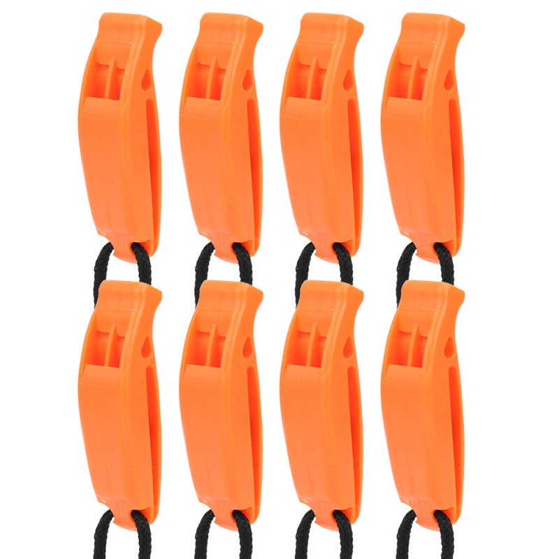 Emergency Whistle: High Quality Plastic, Sturdy Durable - Lightweight Portable, Water Sports Whistle for Boating Hiking Outdoor Survival & Life Jacket Accessory - Image 2