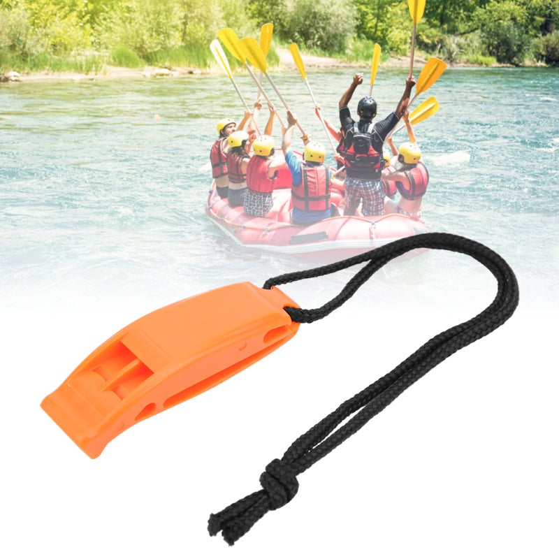 Emergency Whistle: High Quality Plastic, Sturdy Durable - Lightweight Portable, Water Sports Whistle for Boating Hiking Outdoor Survival & Life Jacket Accessory - Image 5