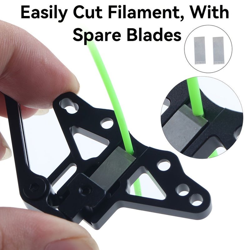 16Pcs Black Crossbow Filament Cutter Compatible for A4T Sherpa Mini OrbiterV2 3D Printer Toolheads - Image 3