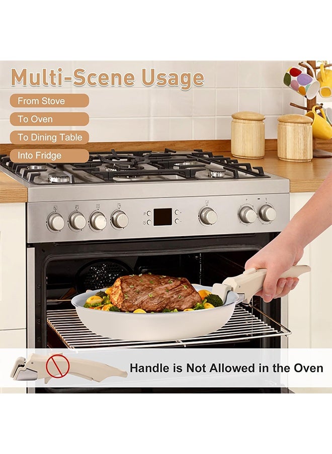 MVAQKLM  Removable Handle for Pots and Pans Detachable Handle Cookware Removable Pan Handle Universal Pot Handle Replacement Suitable for Kitchen Cookware  - Image 3