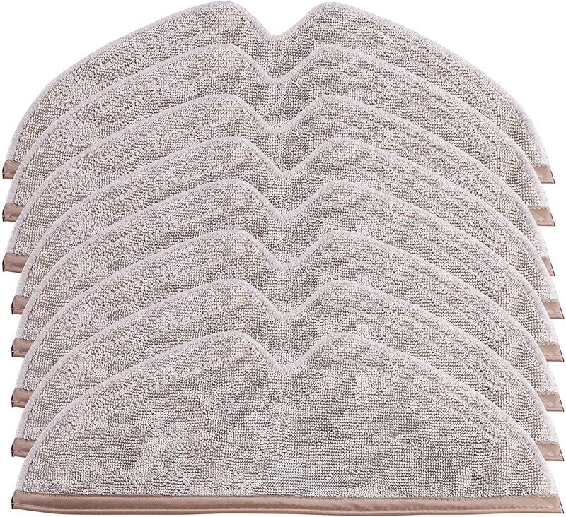 Replacement Spare Microfiber Mop Cloth Pad Compatible with Roborock Q7 Q8 S5 Max Q5 Pro E4 E5 S5 S6 S6 Pure MaxV Q5 Q5 Pro Q7 and Q8 Max Vacuum Robots 8 Pcs Refill Kit