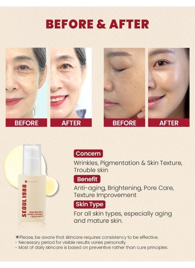 K-SECRET - SEOUL 1988 Serum : Retinal Liposome 2% + Black Ginseng 30ml - Image 1