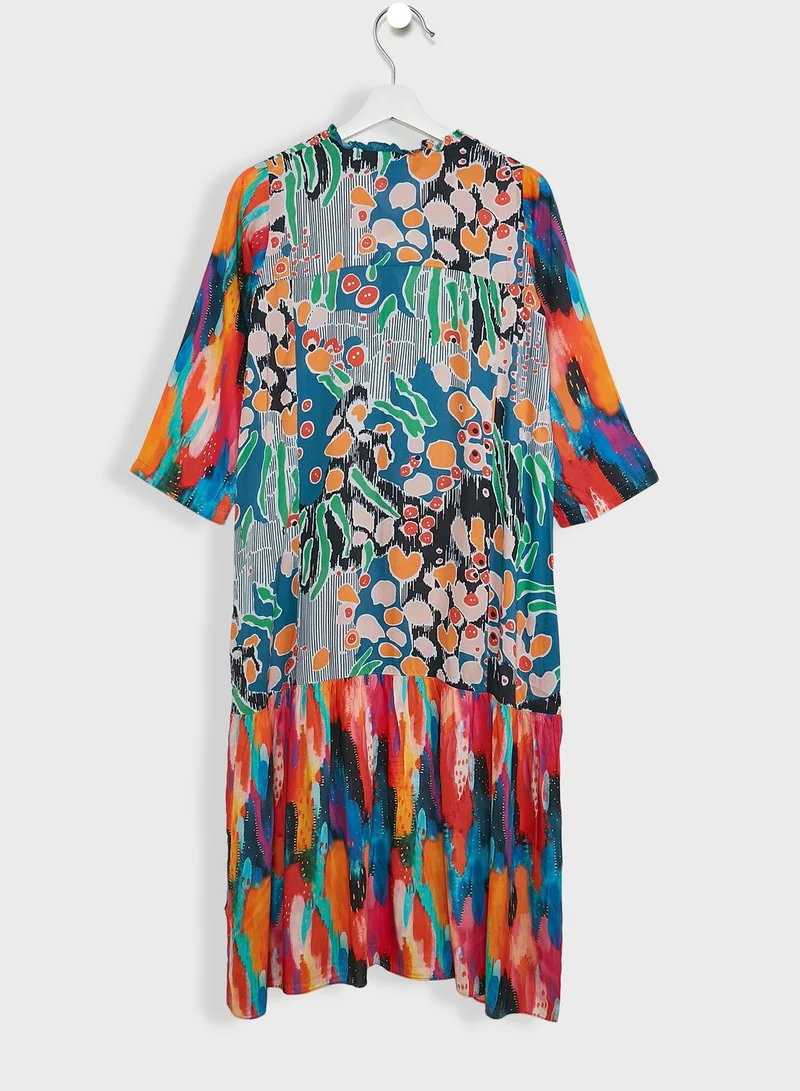 Nishat Linen Kids Printed Jalabiya