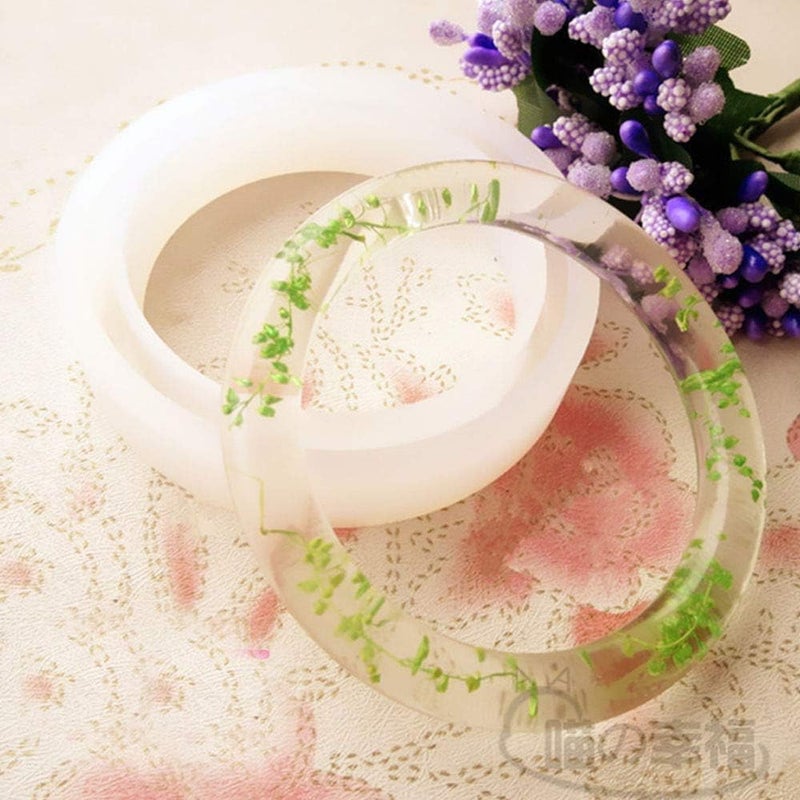 ARTOOL Silicone Bangle Resin Mold Creative DIY Multipurpose Jewellery Making Kit Epoxy Resin Art Mould Set of 4 (B62) - Image 2