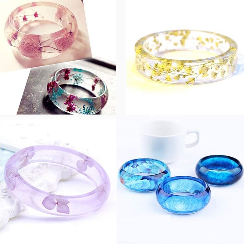 ARTOOL Silicone Bangle Resin Mold Creative DIY Multipurpose Jewellery Making Kit Epoxy Resin Art Mould Set of 4 (B62) - Image 3