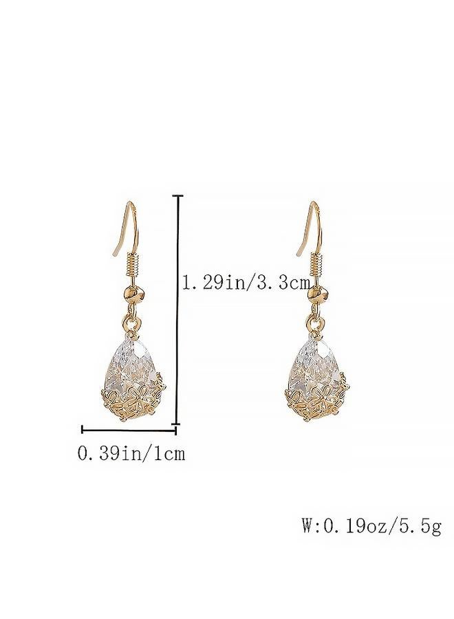 Take Two Styli Crystal Teardrop Earrings - Image 3
