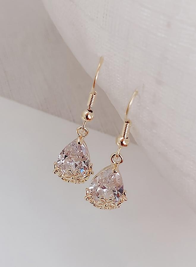 Take Two Styli Crystal Teardrop Earrings - Image 2