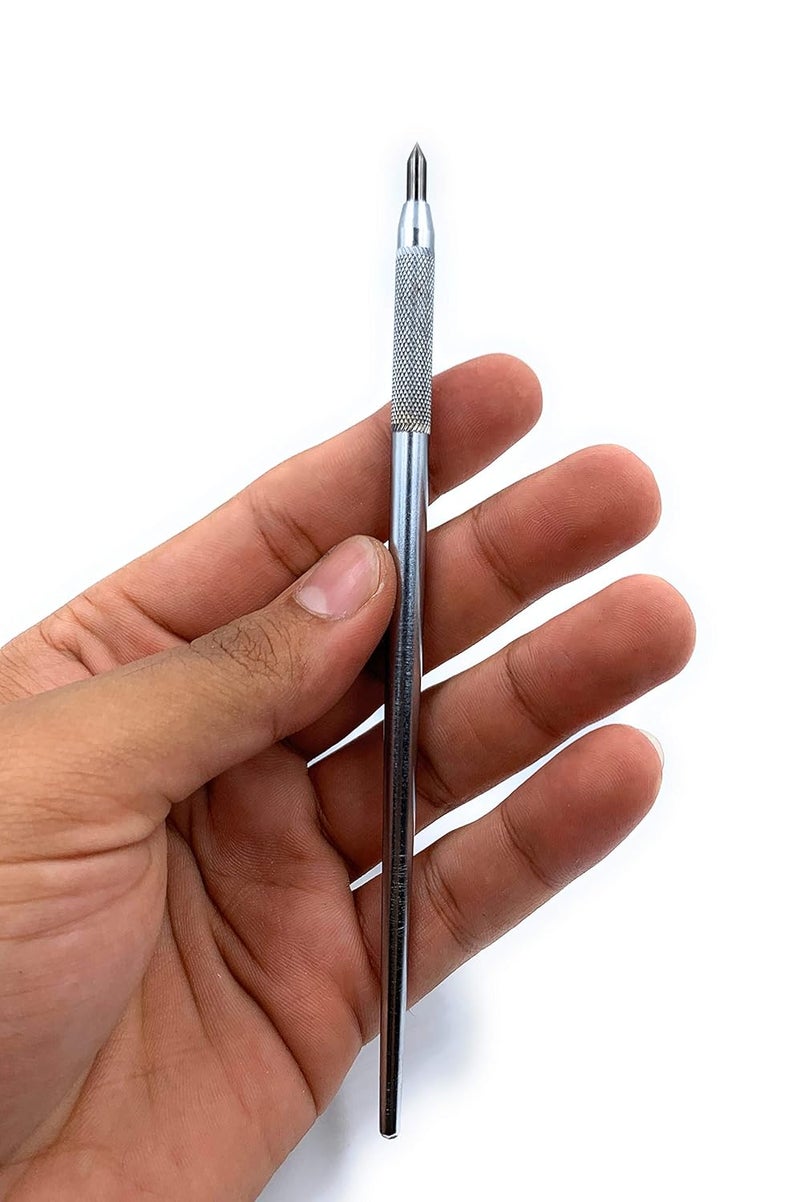 Aone Scriber 6" with Carbide Tip for Bezel Setting, Scribing, Clay, Engraving, Jewellery Making, Gold/Silver Foil or Keum-Boo Application, Watchmaking, Model Making, Hobby Crafts - Image 2