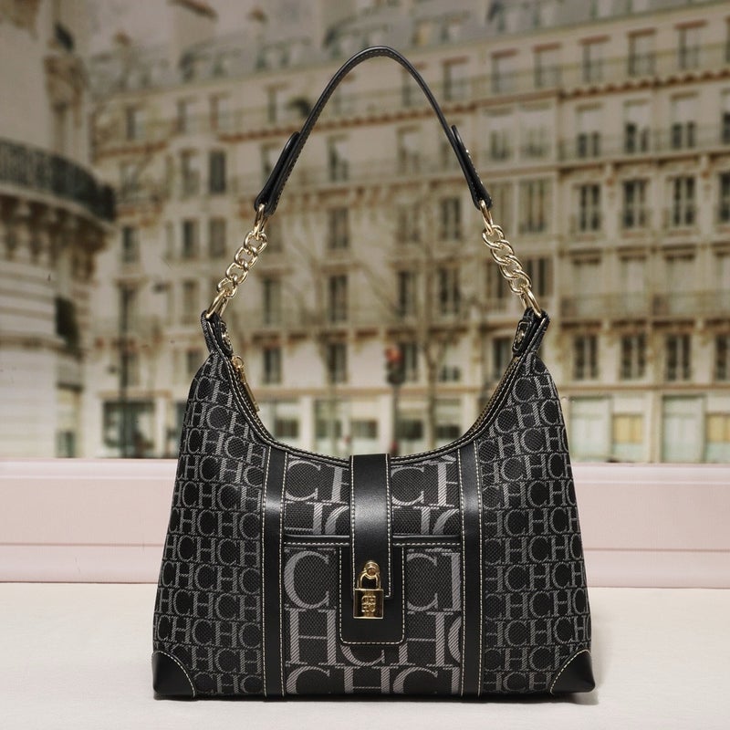 Chhc Women'S Commuter Handbag Classic Retro Zipper Hasp Design Fashion Easiest For Match Shoulder Bag Underarm Bag - Image 1