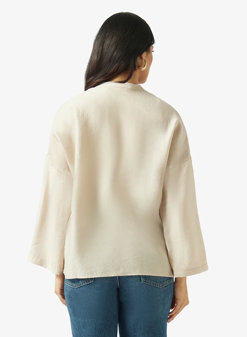 Fyor Tassel Detail Relaxed Blouse