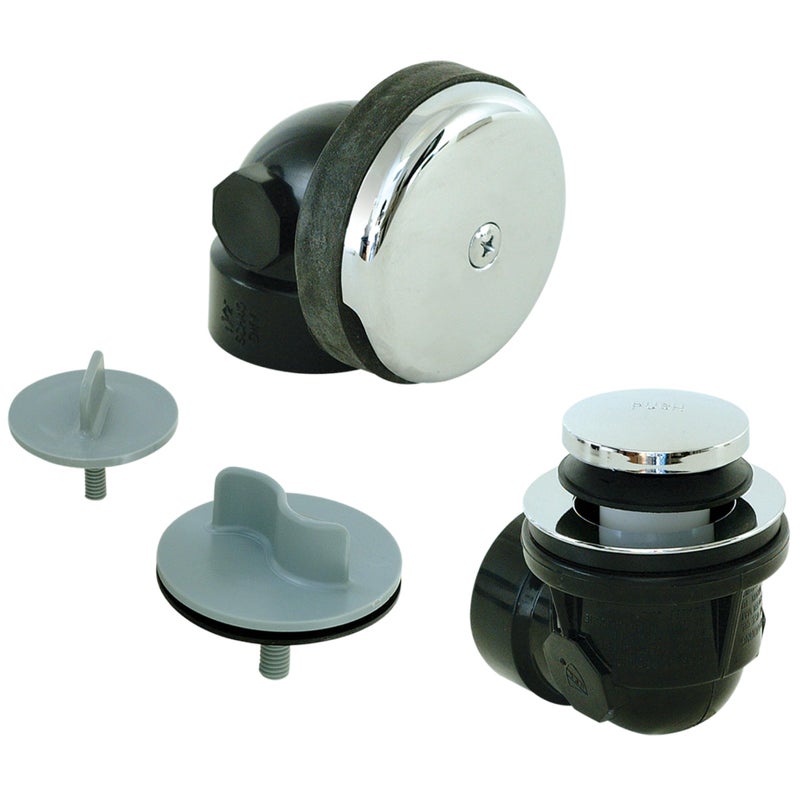 EZFLO 112 Inch Schedule 40 ABS OneHole Bath Waste Drain with Test Die Cast Drain Body 35226