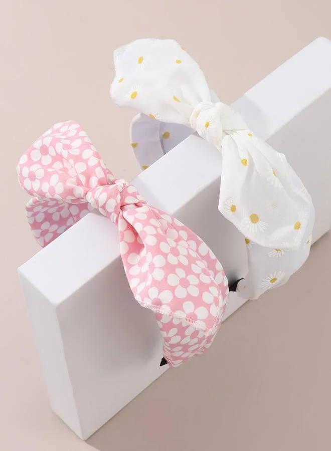 تايك تو Take Two Set of 2 - Polka Dots Bow Headband