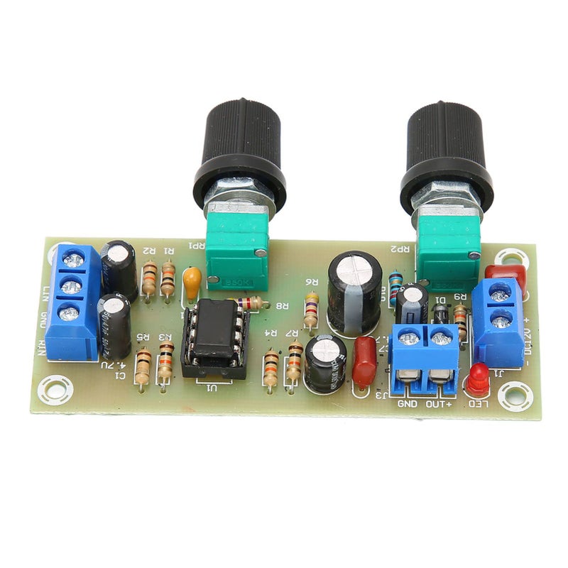 Subwoofer Preamp Board Single Supply Low Pass Filter Boards with LED Indicators DC10‑24V - Image 1