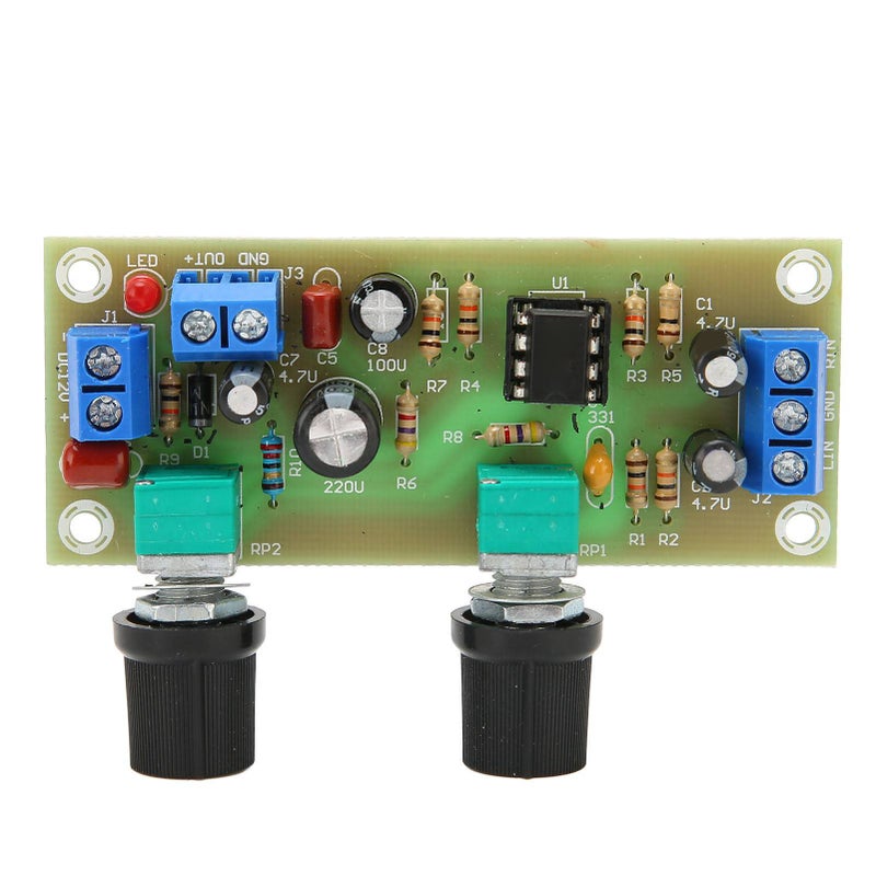 Subwoofer Preamp Board Single Supply Low Pass Filter Boards with LED Indicators DC10‑24V - Image 3