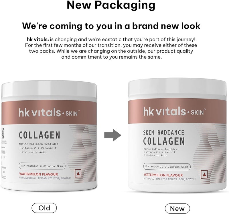 HK Vitals مسحوق كولاجين إشراقة البشرة من HK Vitals - بنكهة البطيخ - Image 2