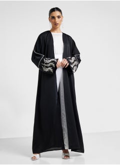 Two Toned Abaya With Sheila