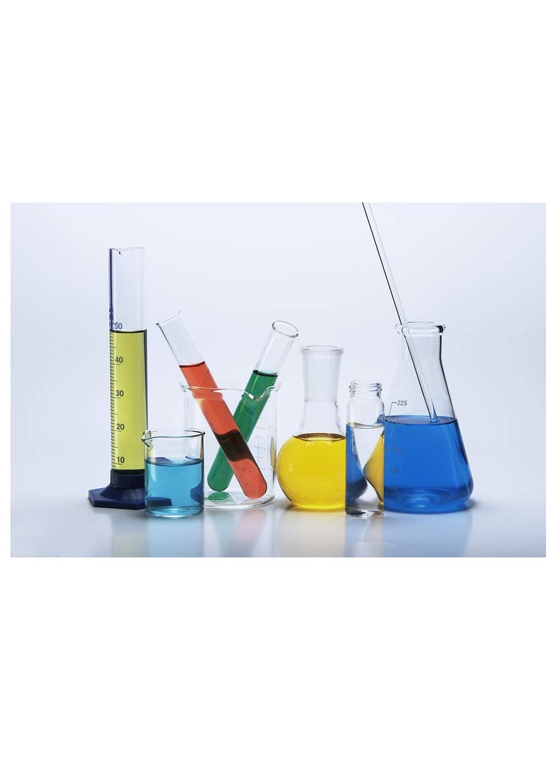 SYOSI 8 قطع من قضبان التحريك الزجاجية ذات الطرفين المستديرين بطول 12 بوصة وقطر 7 مم لمطبخ المختبر والتعليم العلمي وتحريك المشروبات الساخنة والباردة والكوكتيلات - Image 5