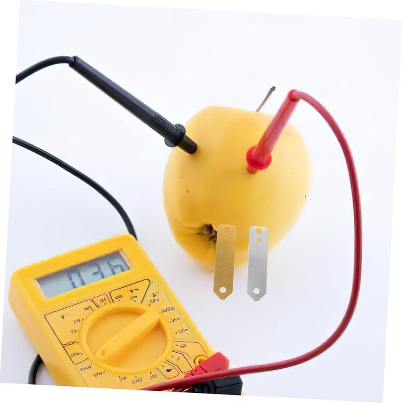 Copper Zinc Electrode Plates 10pcs for Fruit Battery Science Experiment DIY Projects - Image 5