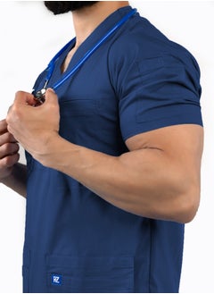 RZ The perfect choice for medical professionals. Medical scrub for men, petroleum color.  - Image 1