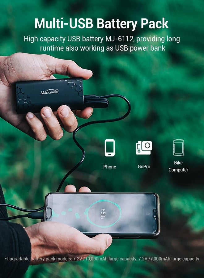 Magicshine MJ 900S 1500 Lumen Bike Lights - Helmet-Mountable CREE LED Front Light, IPX6 Waterproof for Mountain/Road Biking & Night Cycling - Image 4