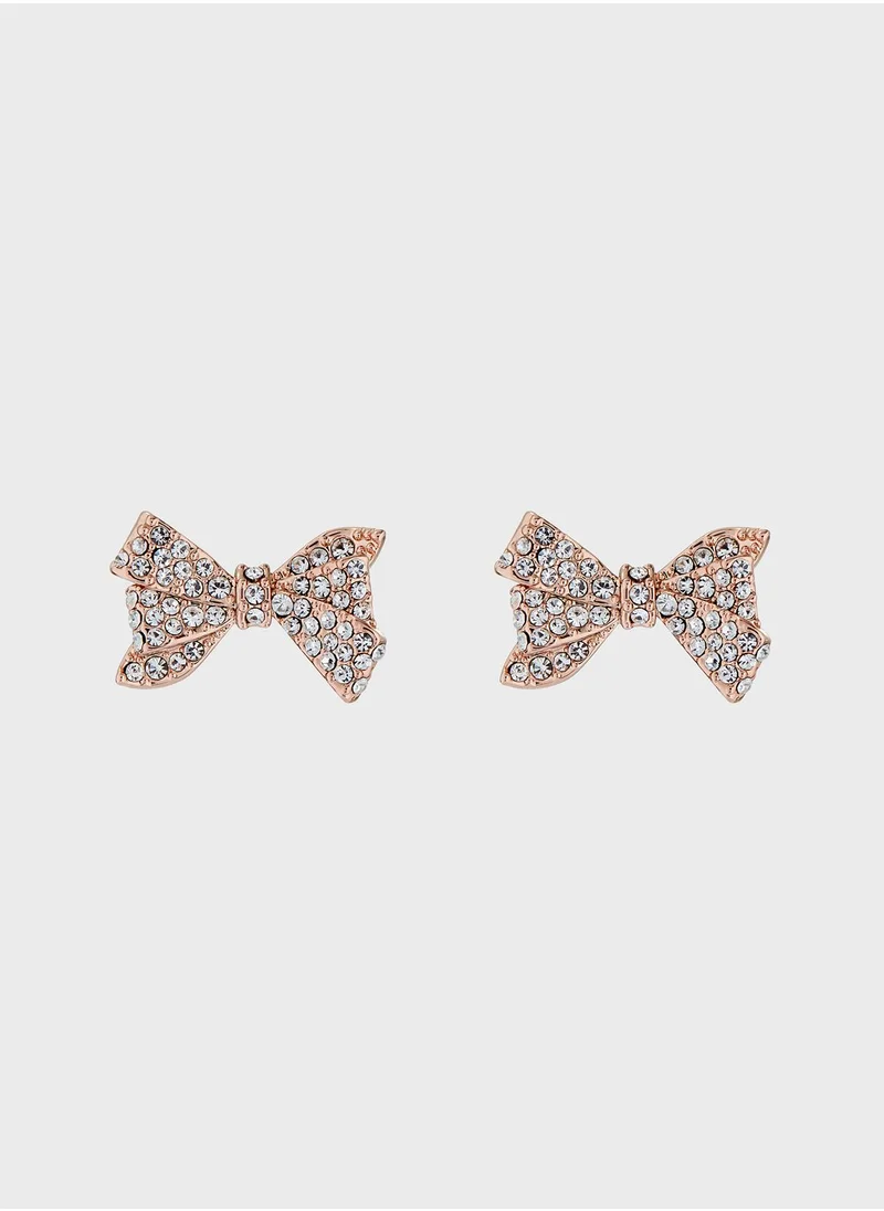 Ted Baker Barseta Crystal Bow Stud Earrings