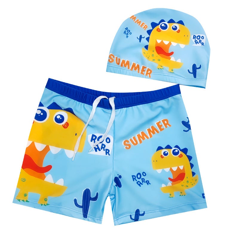 إسكدنيا Children'S Swimming Trunks Cartoon Boxer Swimsuit Quick-Drying Little Boy Baby Big Boy Swimming Pool Beach Swimsuit - Image 4