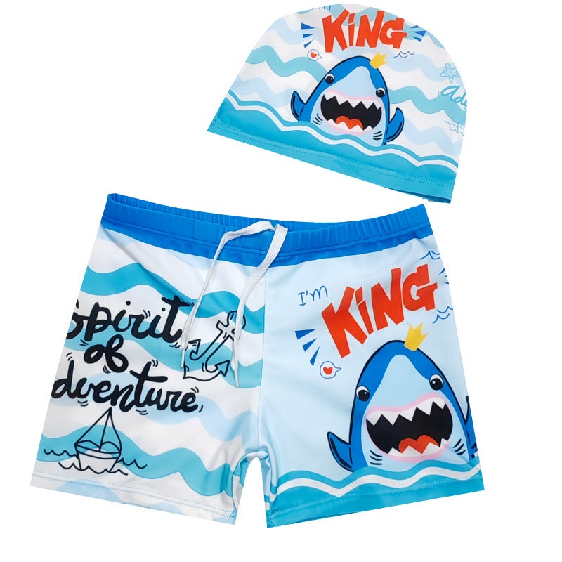 إسكدنيا Children'S Swimming Trunks Cartoon Boxer Swimsuit Quick-Drying Little Boy Baby Big Boy Swimming Pool Beach Swimsuit - Image 1
