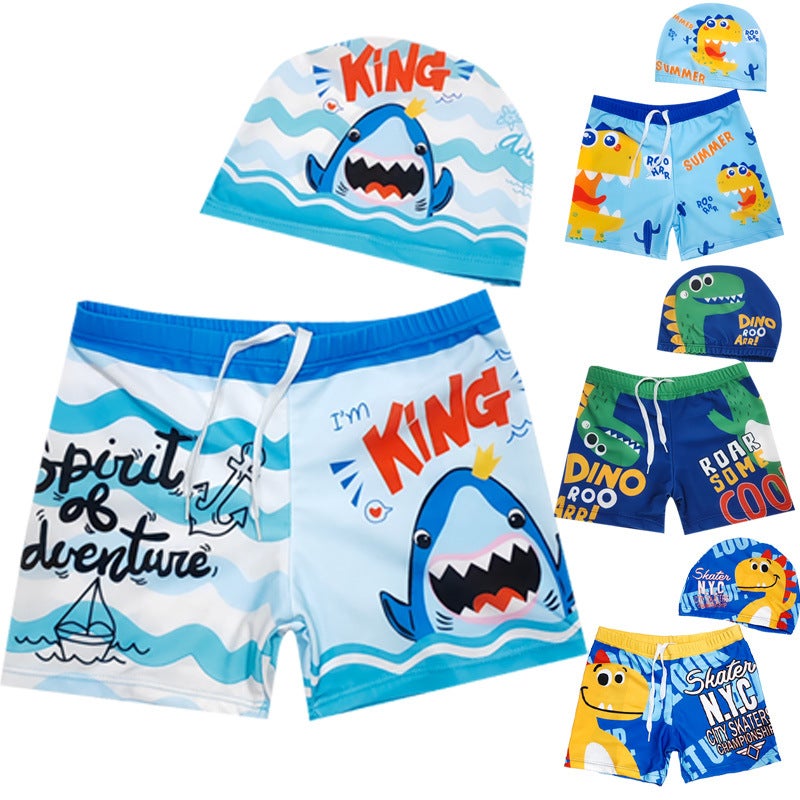 إسكدنيا Children'S Swimming Trunks Cartoon Boxer Swimsuit Quick-Drying Little Boy Baby Big Boy Swimming Pool Beach Swimsuit - Image 2