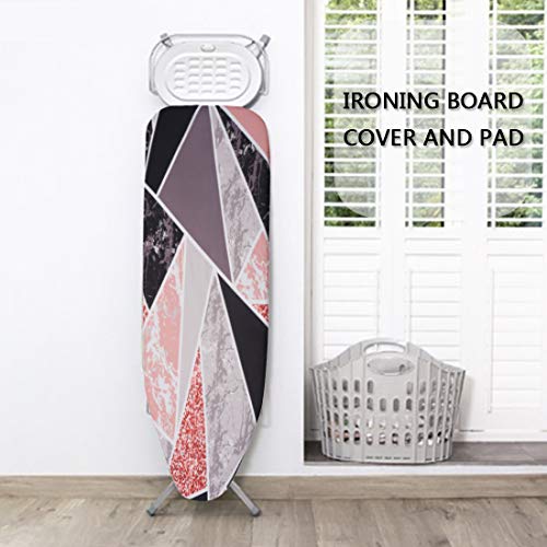 Eopocdor Ironing Board Cover and Pad Extra Thick Padding 19 X 52 Inch Fits Large and Standard Boards, Pads Resist Scorching and Staining, Elastic Edge Covers, No Fasteners Needed (1) - Image 3