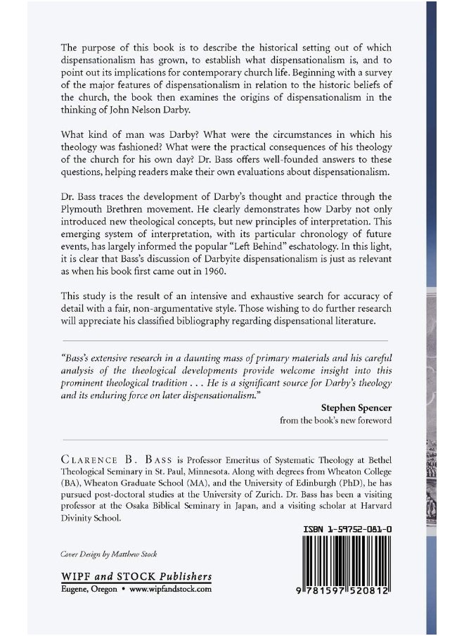 Backgrounds to Dispensationalism: Its Historical Genesis and Ecclesiastical Implications (2005)  - Image 2