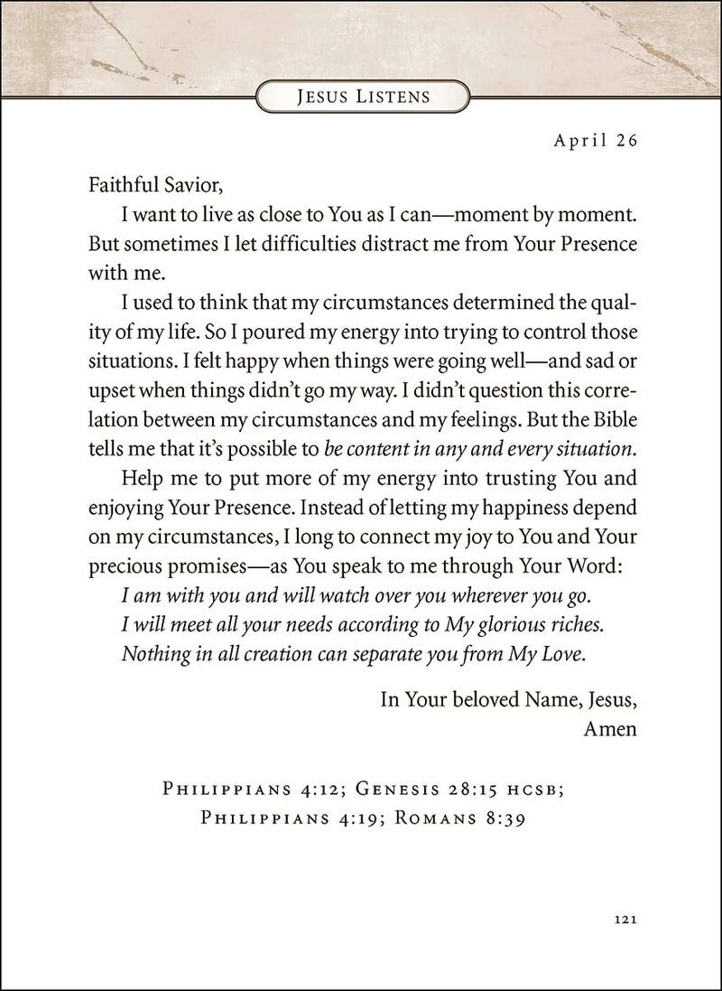 Jesus Listens: Daily Devotional Prayers of Peace, Joy, and Hope (A 365-Day Prayer Book) - Image 3