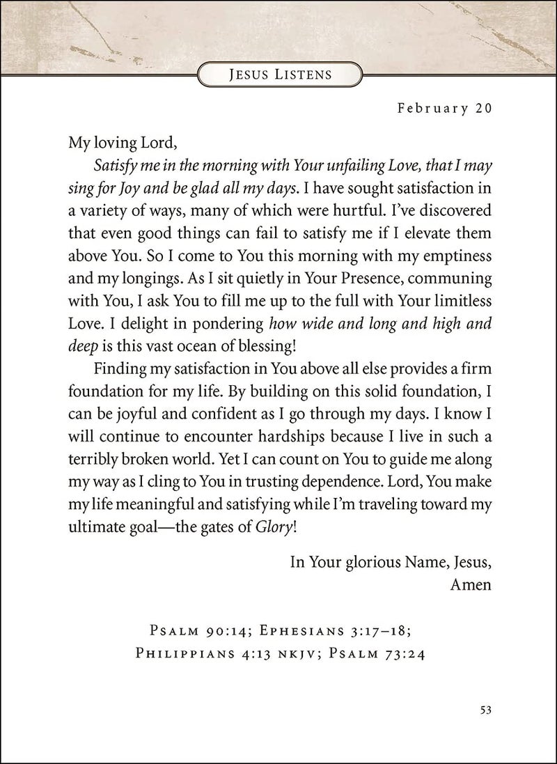 Jesus Listens: Daily Devotional Prayers of Peace, Joy, and Hope (A 365-Day Prayer Book) - Image 2