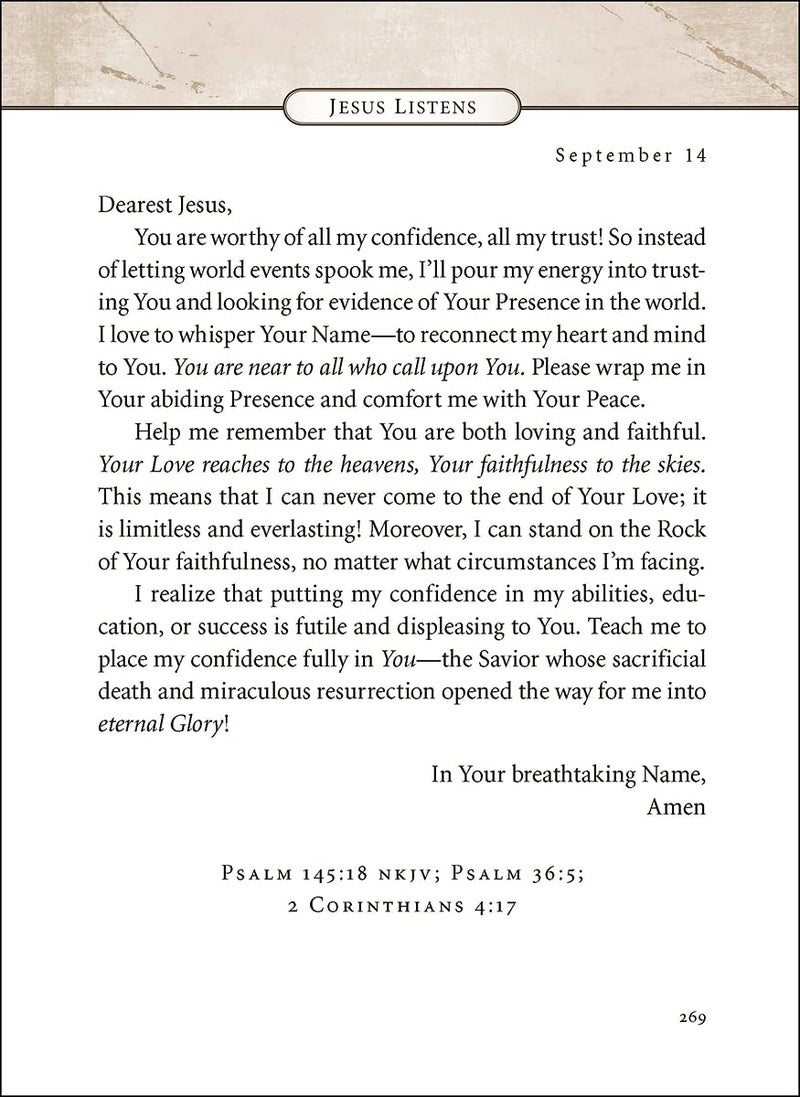 Jesus Listens: Daily Devotional Prayers of Peace, Joy, and Hope (A 365-Day Prayer Book) - Image 4