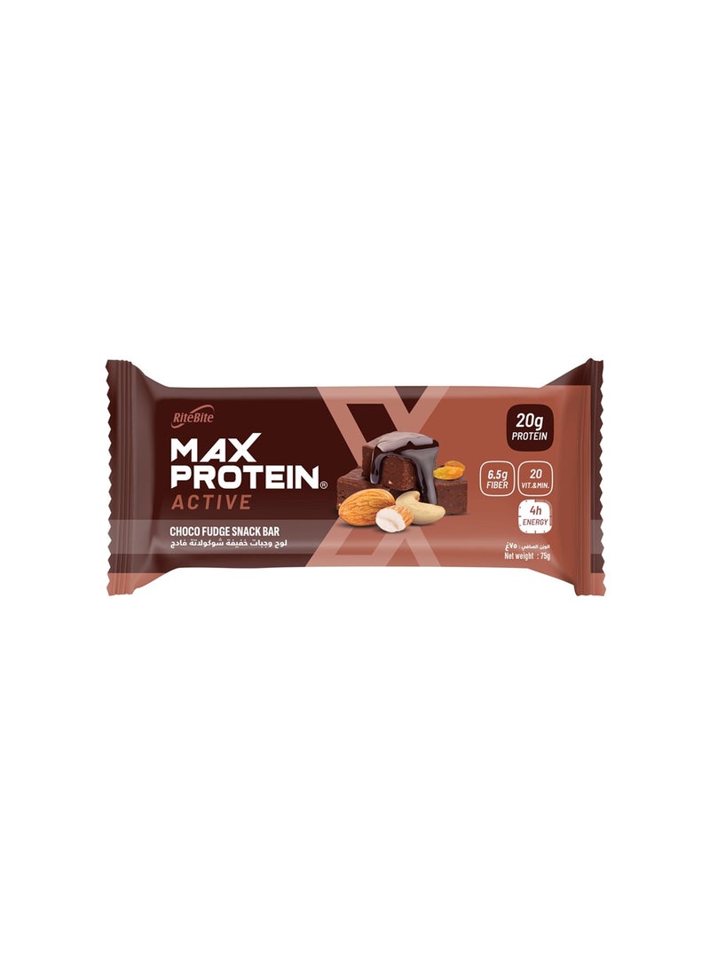RiteBite Max Protein Choco Fudge Active Protein Bar - Image 1