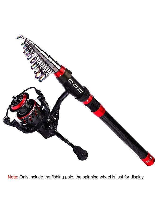 Generic 3.6 Meters Portable Fishing Rod Ultralight Fishing Pole Ceremic Guide Ring Fishing Rod Telescopic Carbon Fiber Fishing Pole  - Image 3
