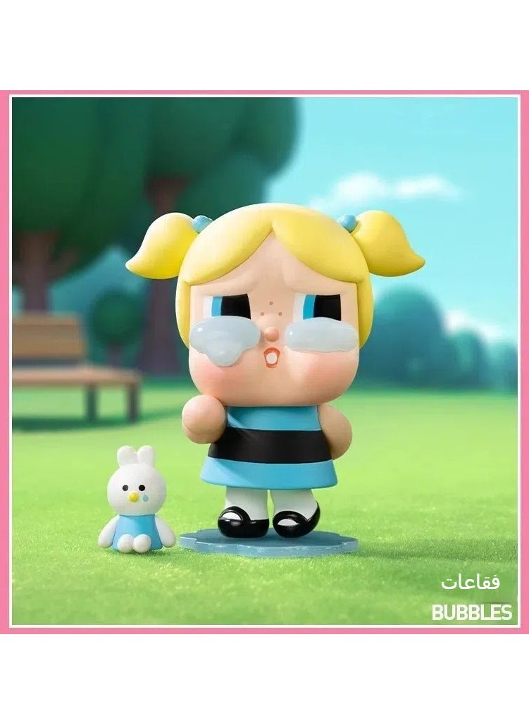 OCTOBER Pop Mart CRYBABY Powerpuff Girls Series Crying Baby New Display Figurine Cute Toy Figure Single Blind Box  - Image 1