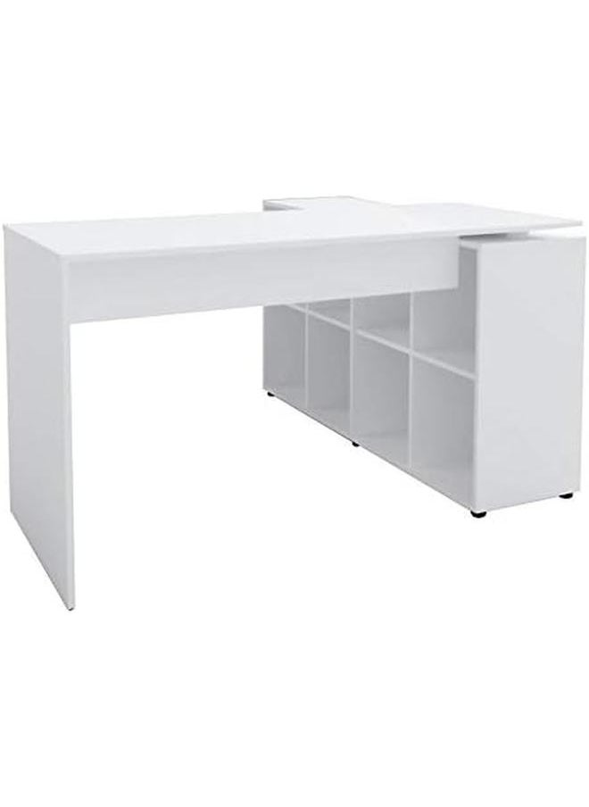 Generic - Corner Desk With Multi Use Shelves 003228 White - Image 1