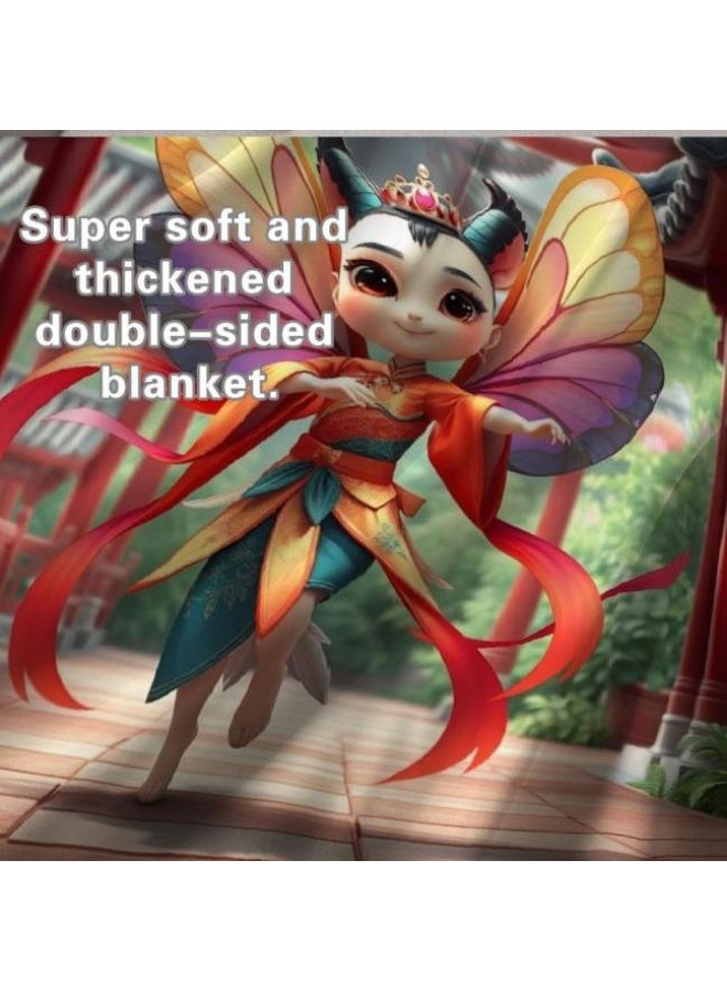 general Children's or student cartoon flannel thin blanket (warm and comfortable, suitable for sleep, games) 100cm*150cm - 916 - Image 5