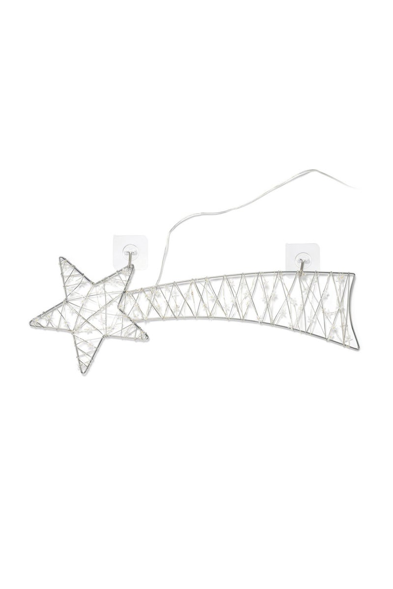 Tchibo Large Led Shooting Star, Silver - Image 2