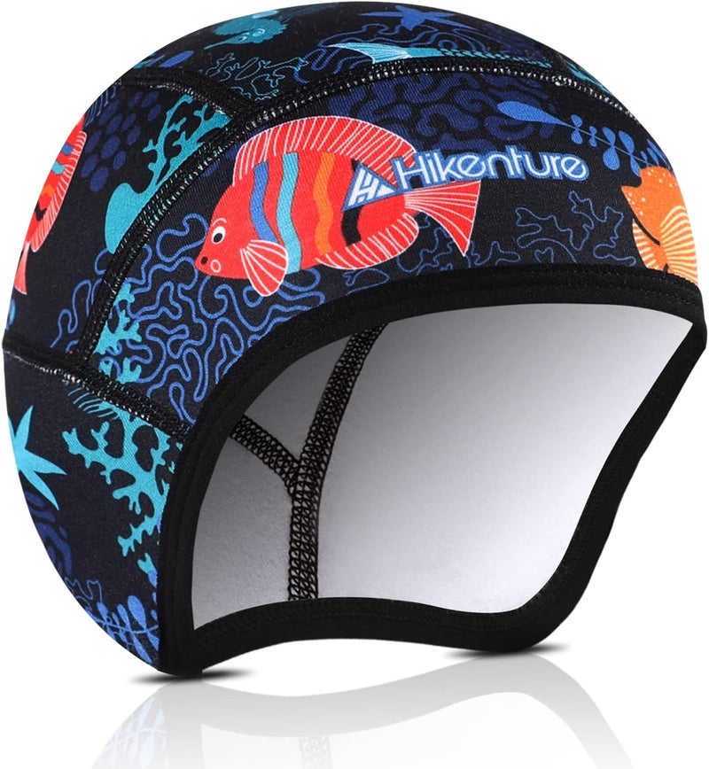 HIKENTURE Kids Skull Cap Helmet Liner Winter Hat for Boys and Girls Beanie Ski Hat with Thermal Fleece for Snow Sports… - Image 1