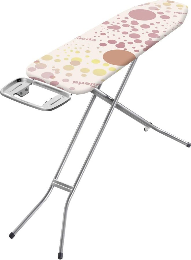 Vileda Neo Ironing Board - Child Safe With 100% Cotton Cover, Adjustable Height- Pink - Image 2