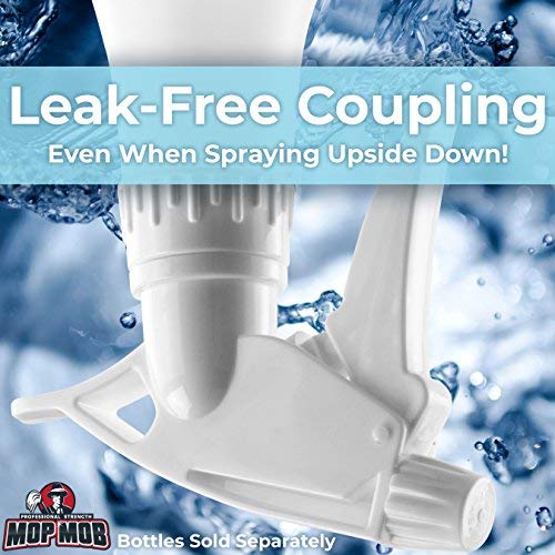 Mop Mob Leak-Free Chemical Resistant 360 Degree Spray Head 3 Pack. Bottles NOT Included. Industrial Sprayer Works Even Upside Down! 9 1/4 Dip Tube for Auto Car Detailing, Window Cleaning and Janitorial Supply - Image 5