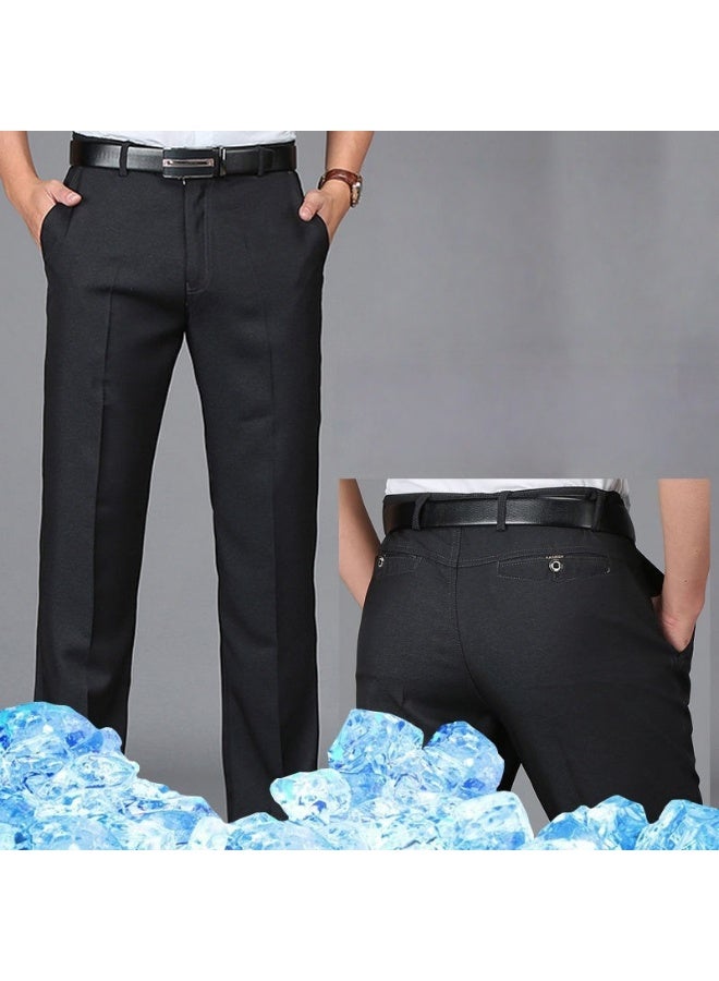 Shougu Men's Fashionable Casual Business Suit Pants - Image 1