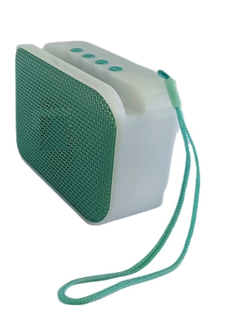 A011 Mini Speaker with Dynamic Sound Support 10W Bluetooth Speaker Ultra-Portable Speaker, 1-Pack (Green) - Image 1