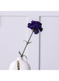 DANUBE HOME Bloomvogue Artificial Purple Carnation Fake Flowers Real Touch Bouquet for Wedding Party Garden Shop Home Table Centerpiece Decoration 60Cm Purple  - Image 1