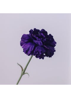 DANUBE HOME Bloomvogue Artificial Purple Carnation Fake Flowers Real Touch Bouquet for Wedding Party Garden Shop Home Table Centerpiece Decoration 60Cm Purple  - Image 2