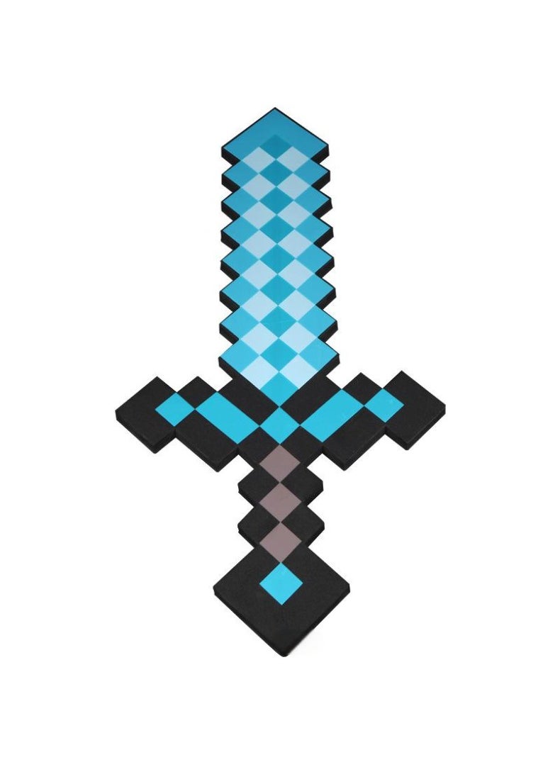 JUNYOUK Diamond Enchanted Sword Minecraft Toy For Kids Fans Players  - Image 1