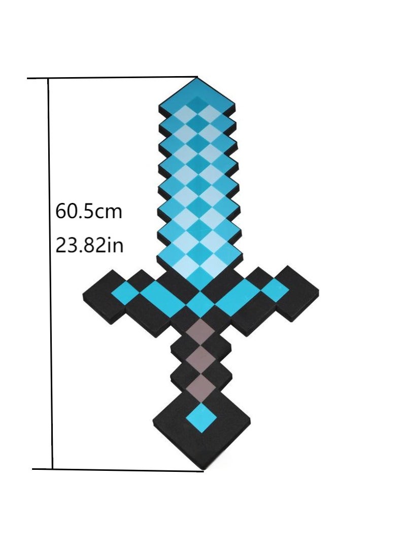 JUNYOUK Diamond Enchanted Sword Minecraft Toy For Kids Fans Players  - Image 5