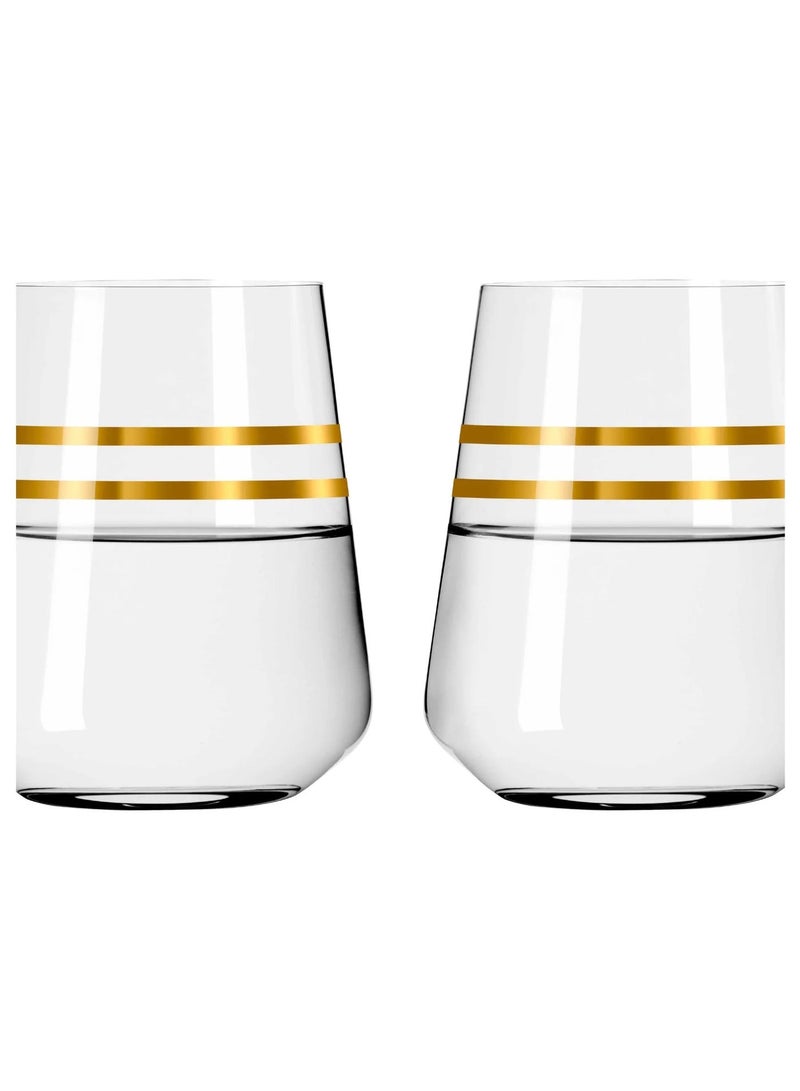 Ritzenhoff Drinking Glass Set of 2 | 510 ml | Crystal Glass for Water & Juice  | Gift Box | Made in Germany - Image 3