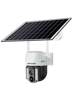 DOCKCASE DOCKCASE 3.0MP 4G Sim Card Solar Camera PTZ 360°View Solar Powered Outdoor Security Camera .  - Image 1